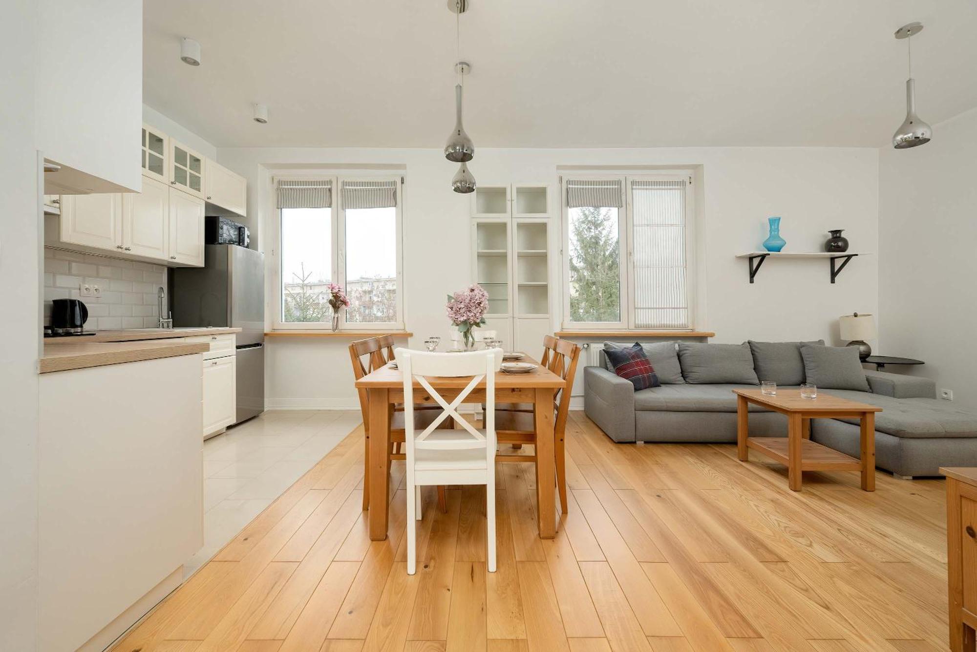 Pawlowa Stylish Apartment With Balcony & Home Office Wroclaw By Noclegi Renters Exterior photo